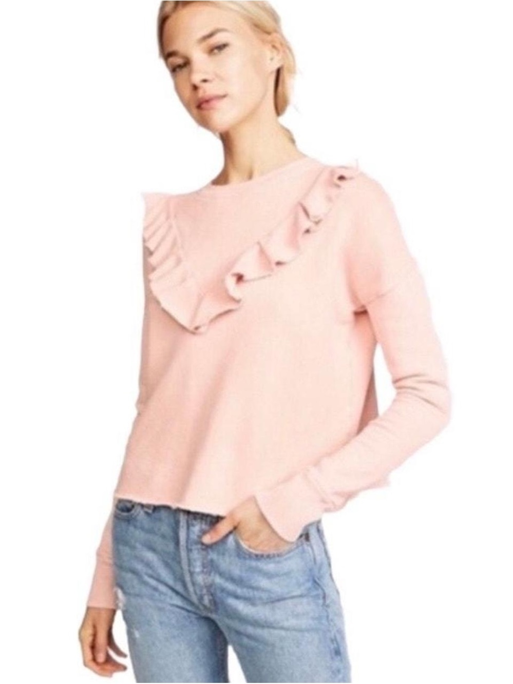 Free People Blush Sweatshirt Size S